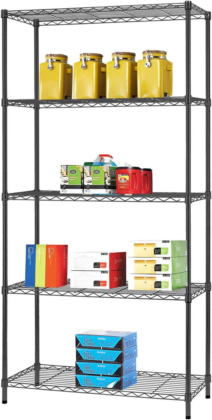 5 Tier Adjustable Wire Shelving Unit