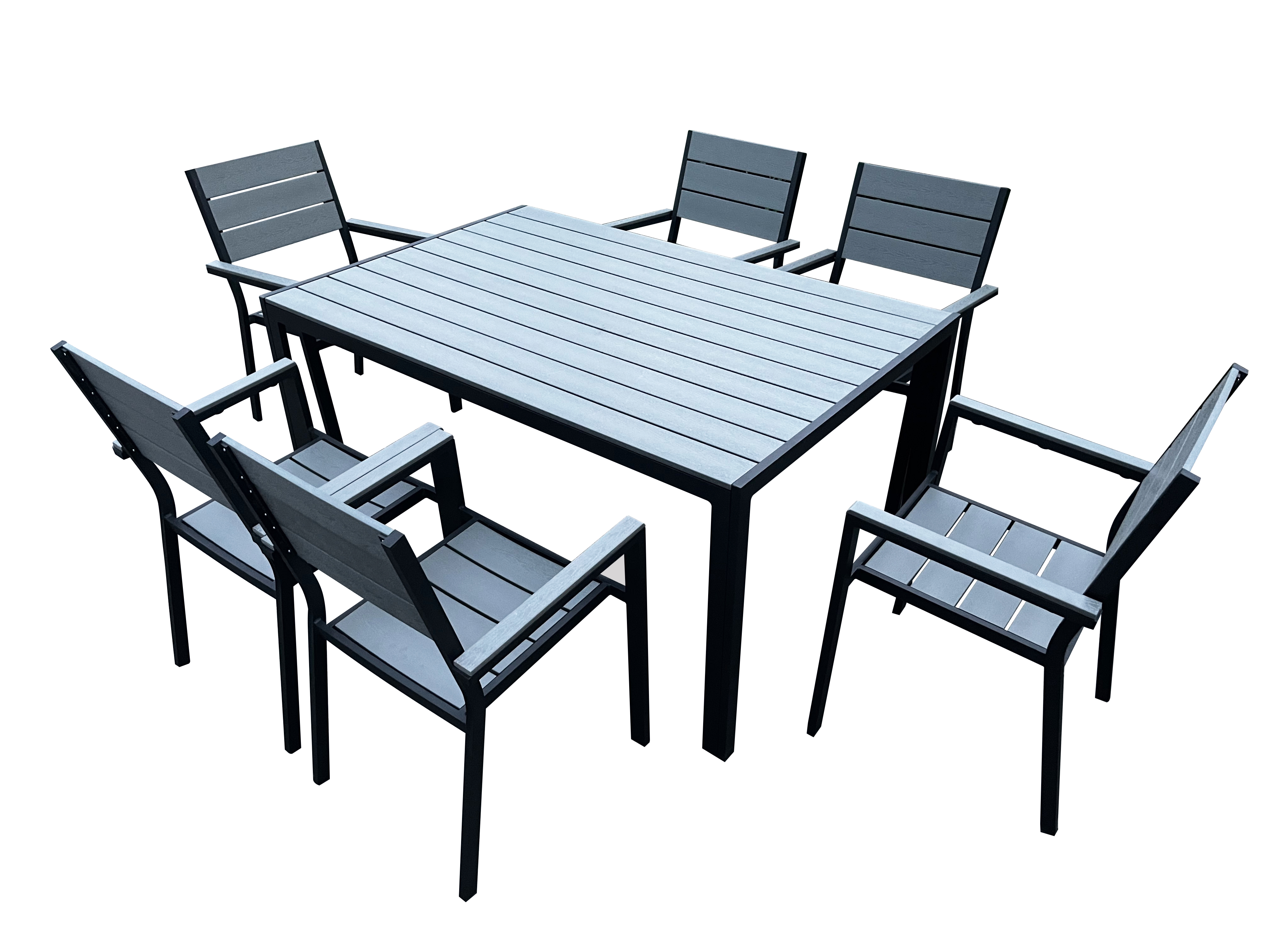 Modern Aluminum Outdoor Dining Table for Patio/Garden