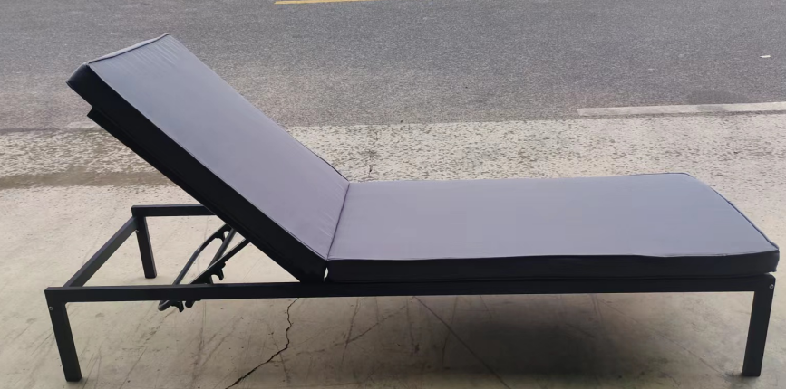 Aluminum outdoor furniture sun lounger single daybed