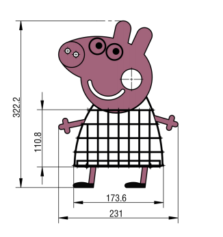 Peppa Pig bird feeder for kids                   